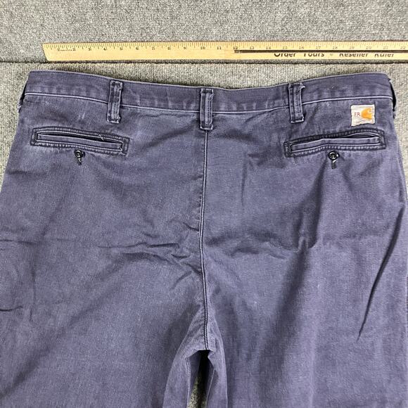 Bulwark FR Pants Mens Size 44X32 Navy Flame Resistant Work Utility - Picture 9 of 11